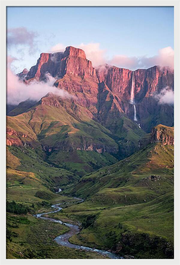 Drakensberg Amphitheatre At Sunrise