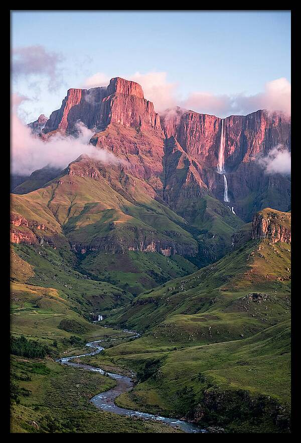 Drakensberg Amphitheatre At Sunrise