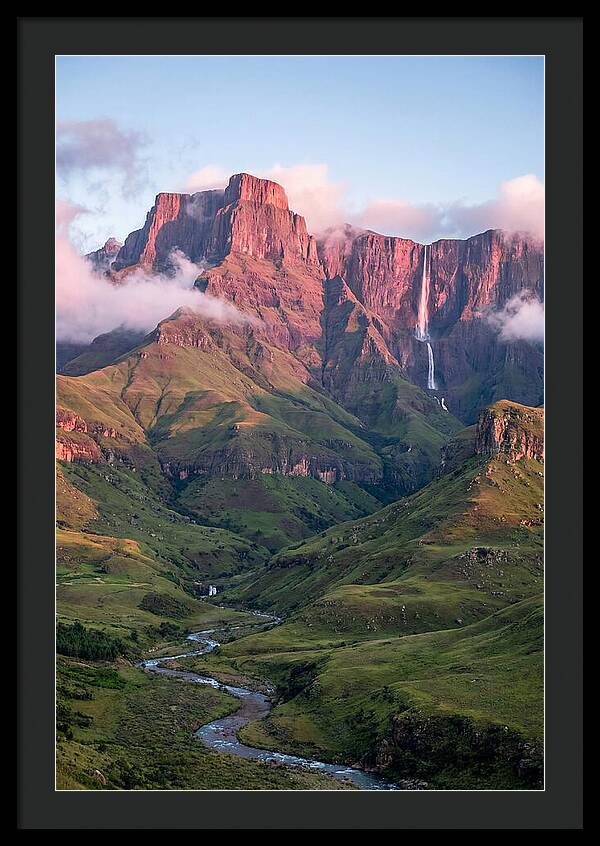 Drakensberg Amphitheatre At Sunrise