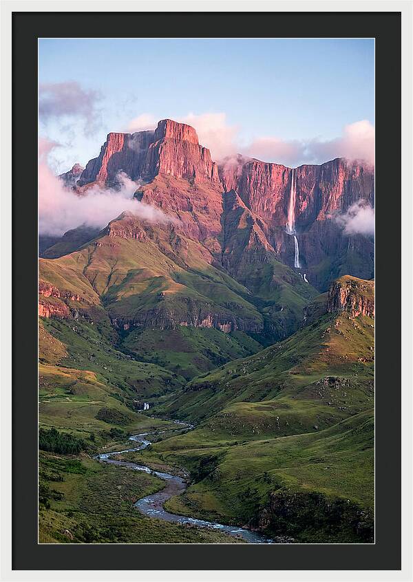 Drakensberg Amphitheatre At Sunrise