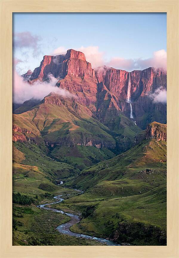 Drakensberg Amphitheatre At Sunrise