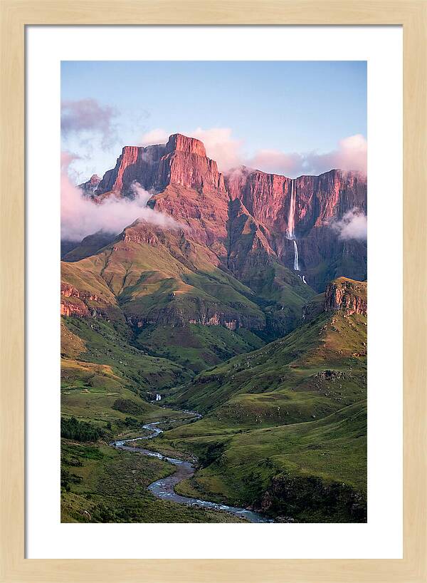 Drakensberg Amphitheatre At Sunrise