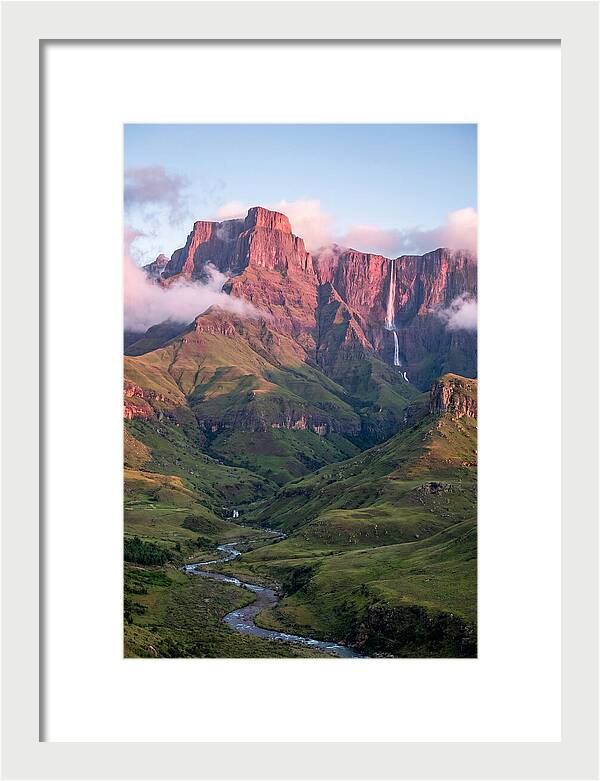 Drakensberg Amphitheatre At Sunrise