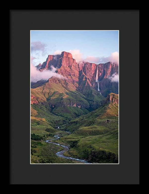 Drakensberg Amphitheatre At Sunrise
