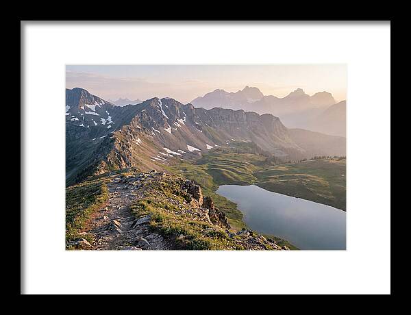 Dramatic Alpine Ridge Vista