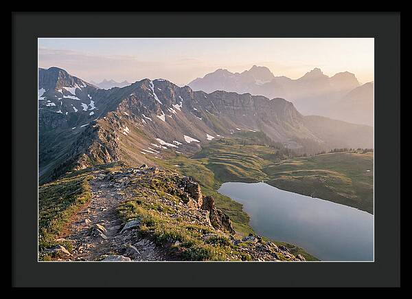 Dramatic Alpine Ridge Vista