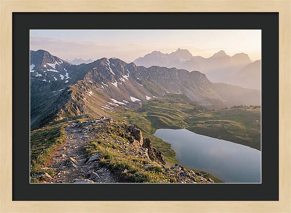 Dramatic Alpine Ridge Vista