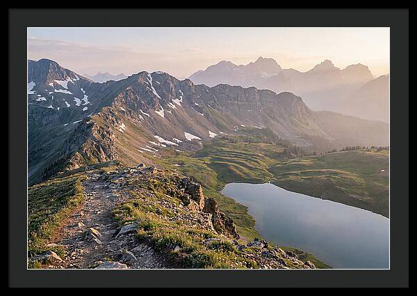 Dramatic Alpine Ridge Vista