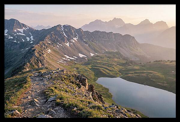 Dramatic Alpine Ridge Vista