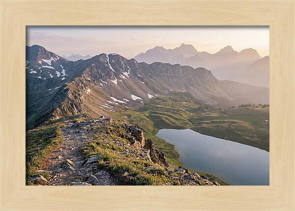 Dramatic Alpine Ridge Vista
