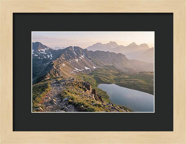 Dramatic Alpine Ridge Vista