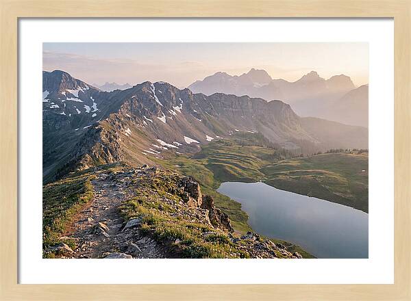Dramatic Alpine Ridge Vista