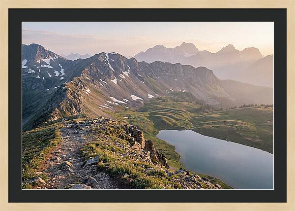 Dramatic Alpine Ridge Vista