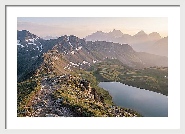 Dramatic Alpine Ridge Vista