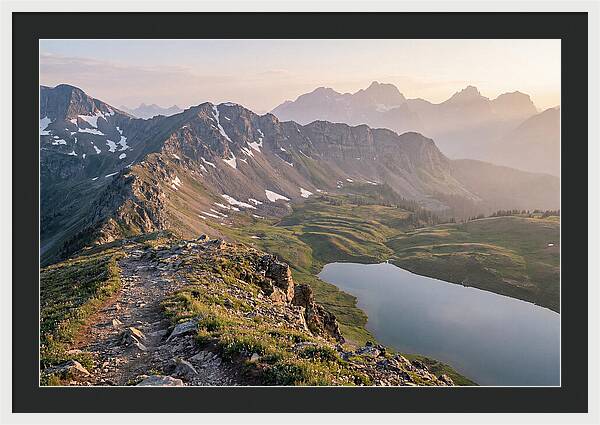 Dramatic Alpine Ridge Vista