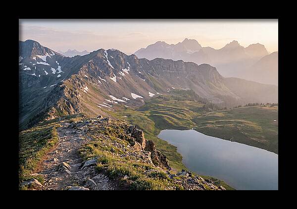 Dramatic Alpine Ridge Vista