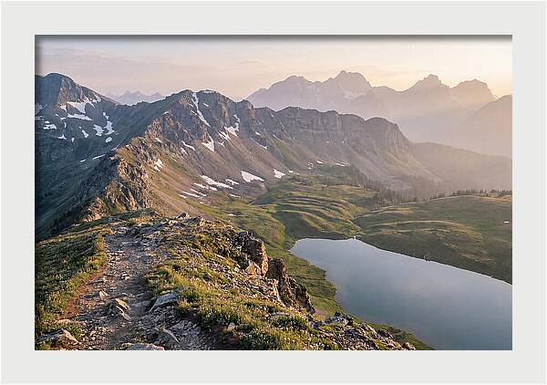 Dramatic Alpine Ridge Vista