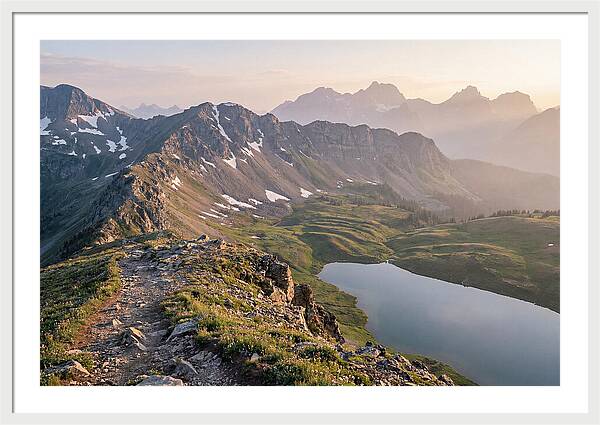 Dramatic Alpine Ridge Vista