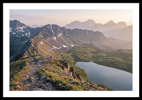 Dramatic Alpine Ridge Vista
