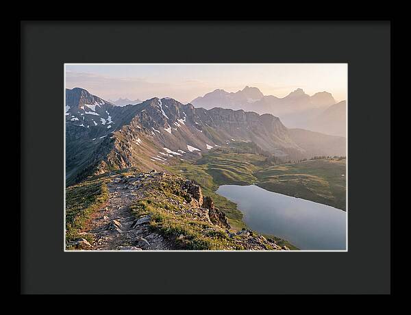 Dramatic Alpine Ridge Vista