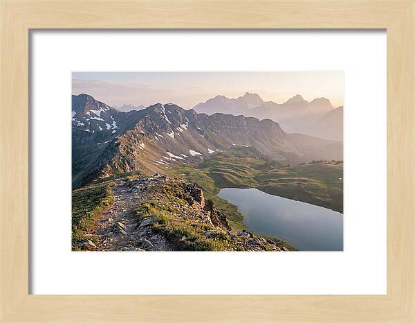 Dramatic Alpine Ridge Vista