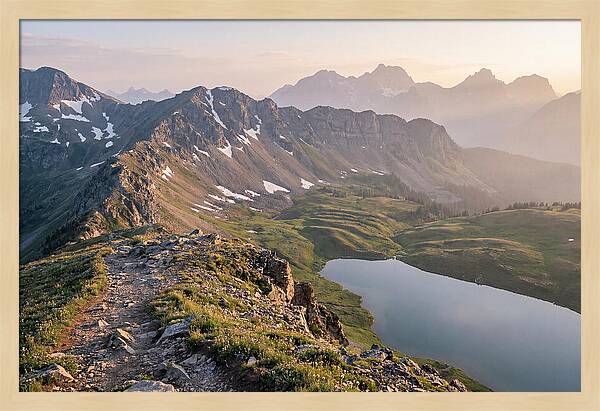 Dramatic Alpine Ridge Vista