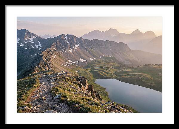 Dramatic Alpine Ridge Vista