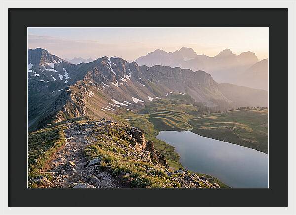Dramatic Alpine Ridge Vista