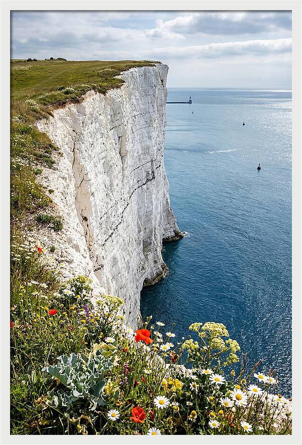 Dramatic Cliffs By The Sea