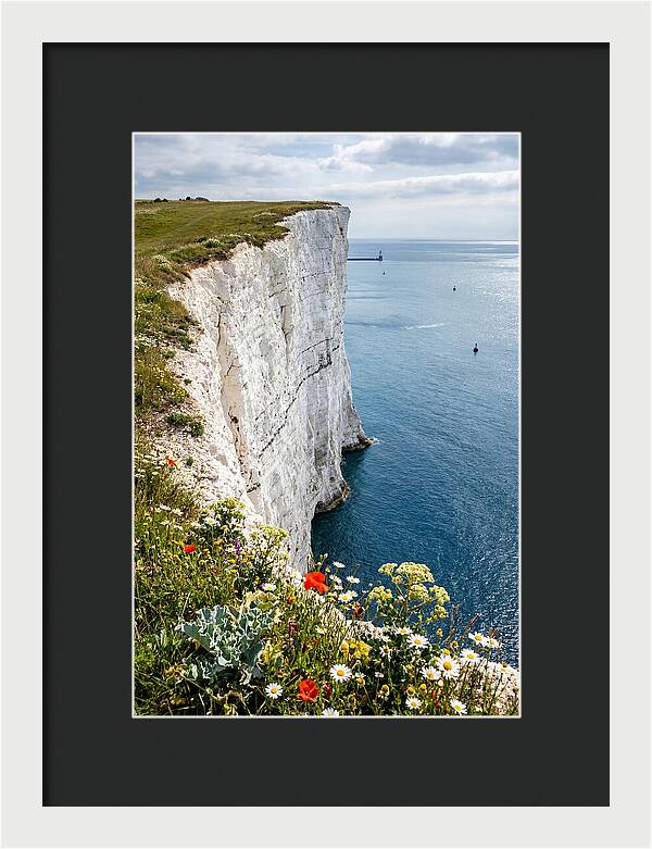 Dramatic Cliffs By The Sea