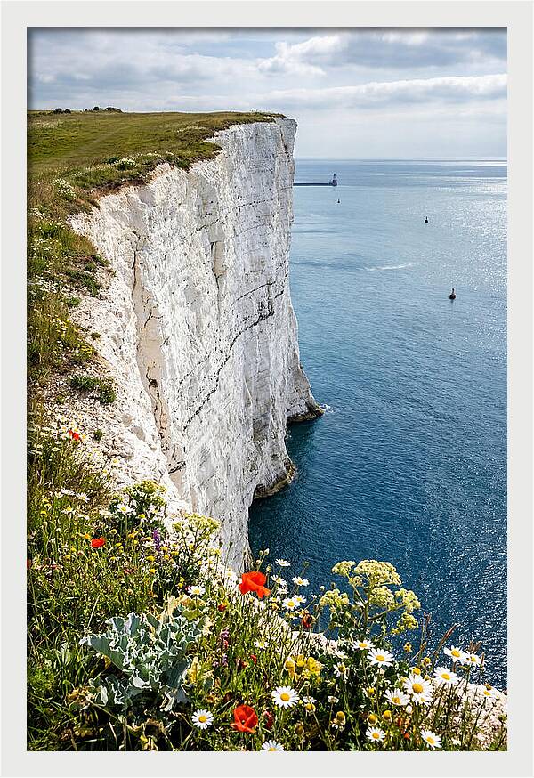 Dramatic Cliffs By The Sea