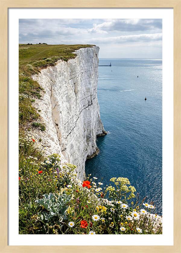 Dramatic Cliffs By The Sea