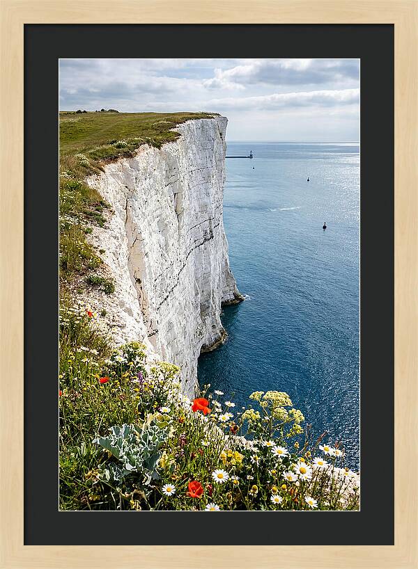 Dramatic Cliffs By The Sea
