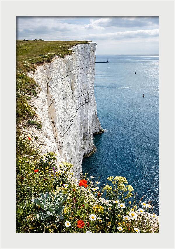 Dramatic Cliffs By The Sea