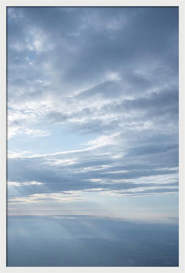 Dramatic Cloudscape With Crepuscular Rays