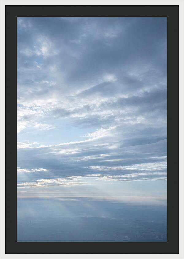 Dramatic Cloudscape With Crepuscular Rays