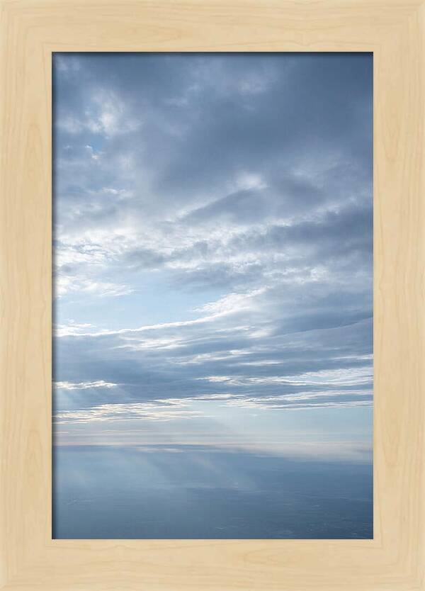 Dramatic Cloudscape With Crepuscular Rays