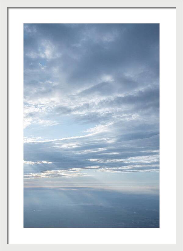 Dramatic Cloudscape With Crepuscular Rays