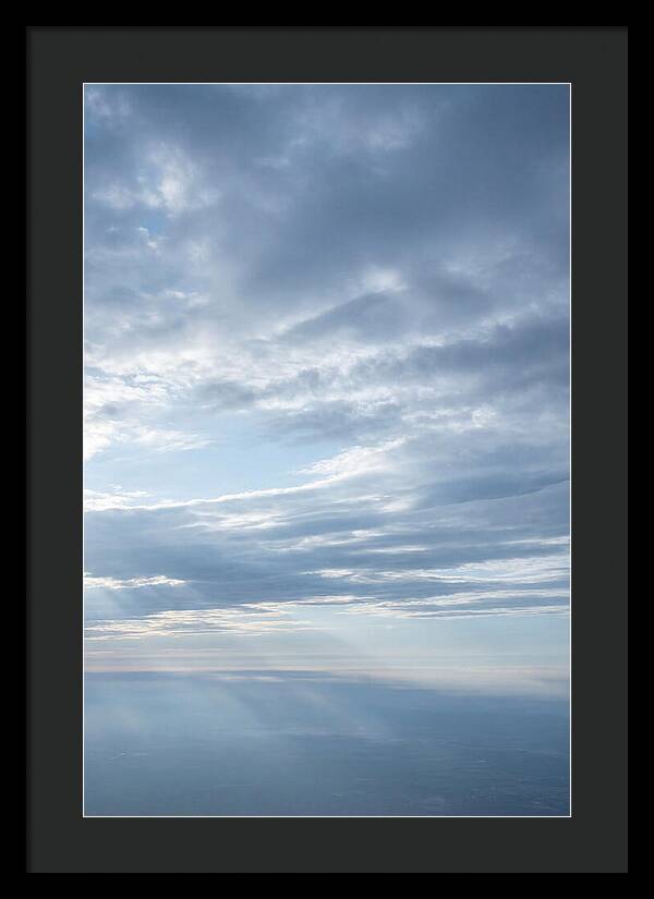 Dramatic Cloudscape With Crepuscular Rays
