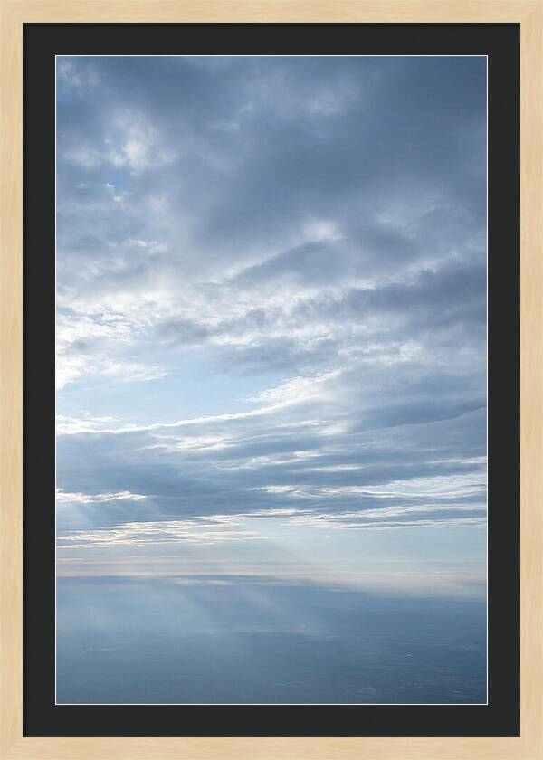 Dramatic Cloudscape With Crepuscular Rays