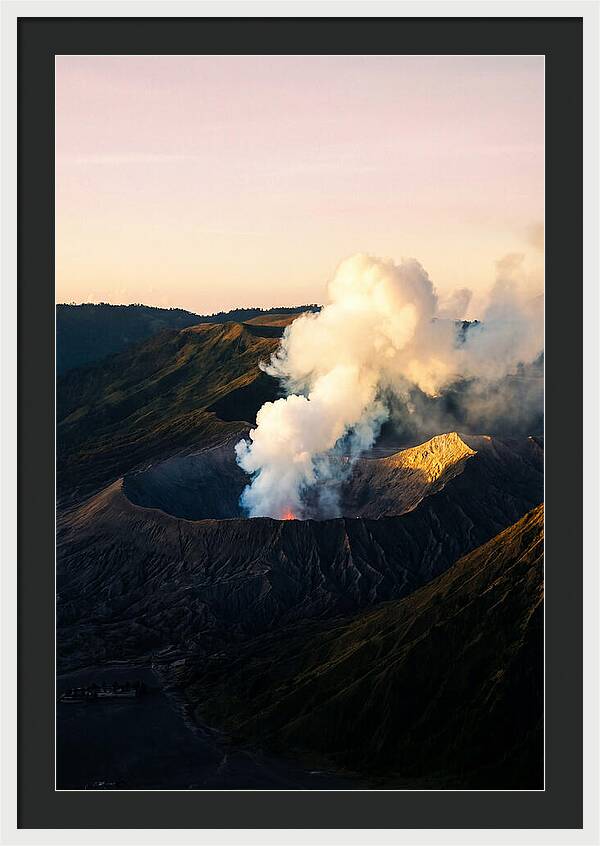 Dramatic Dawn Eruption