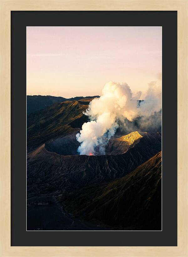 Dramatic Dawn Eruption