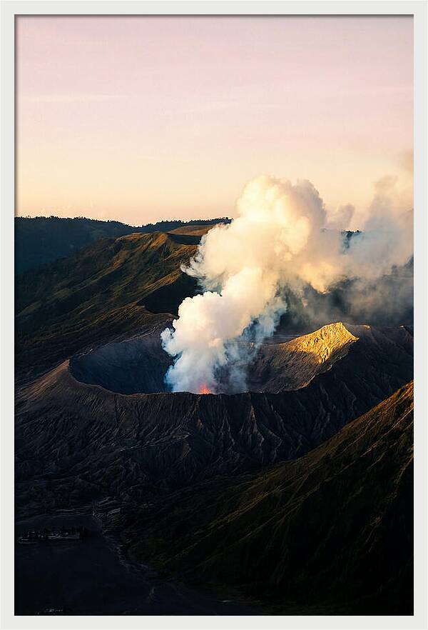 Dramatic Dawn Eruption