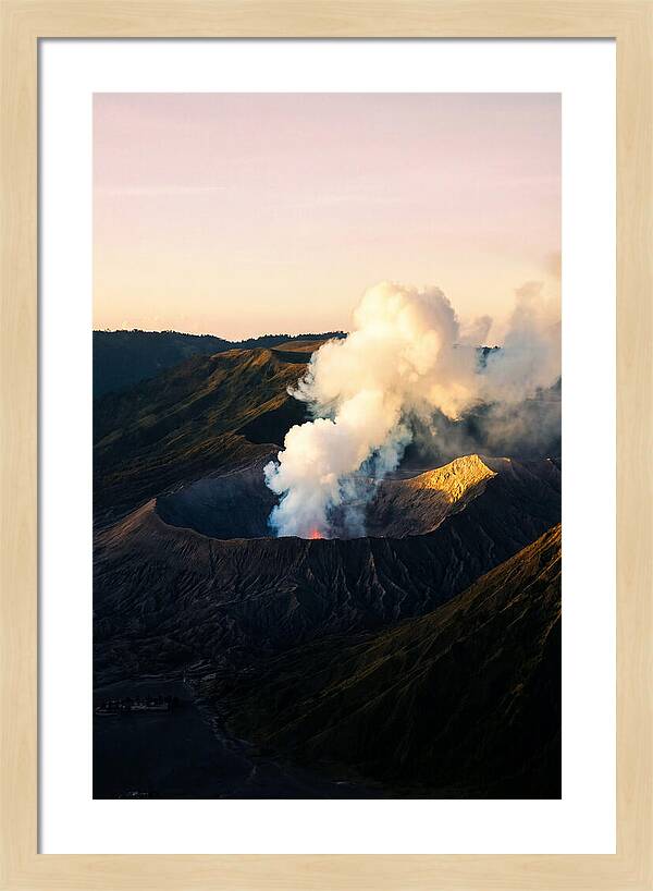 Dramatic Dawn Eruption