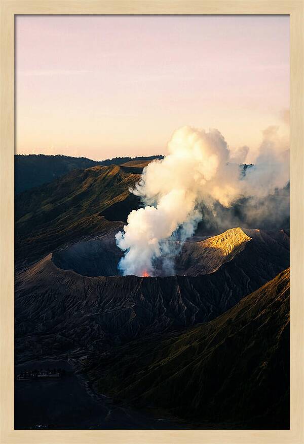 Dramatic Dawn Eruption