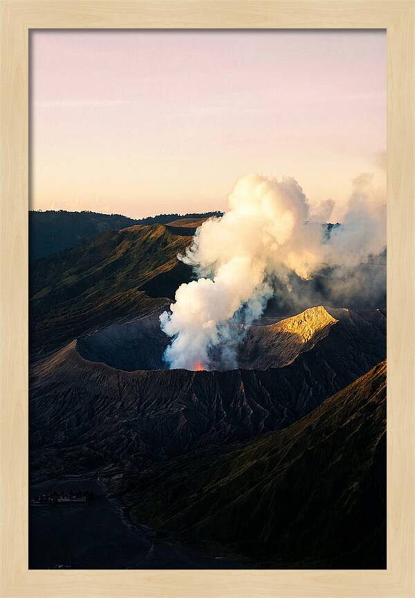 Dramatic Dawn Eruption