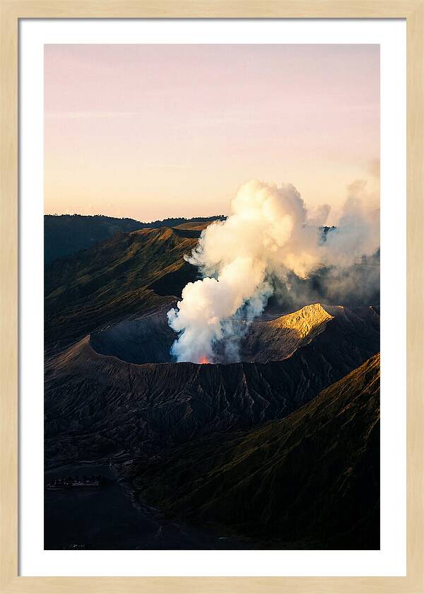 Dramatic Dawn Eruption