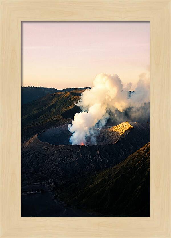 Dramatic Dawn Eruption