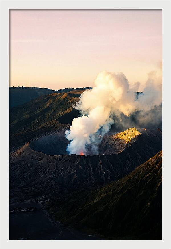 Dramatic Dawn Eruption
