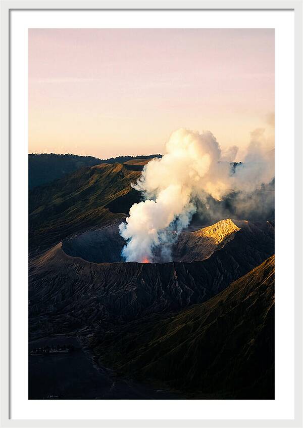 Dramatic Dawn Eruption